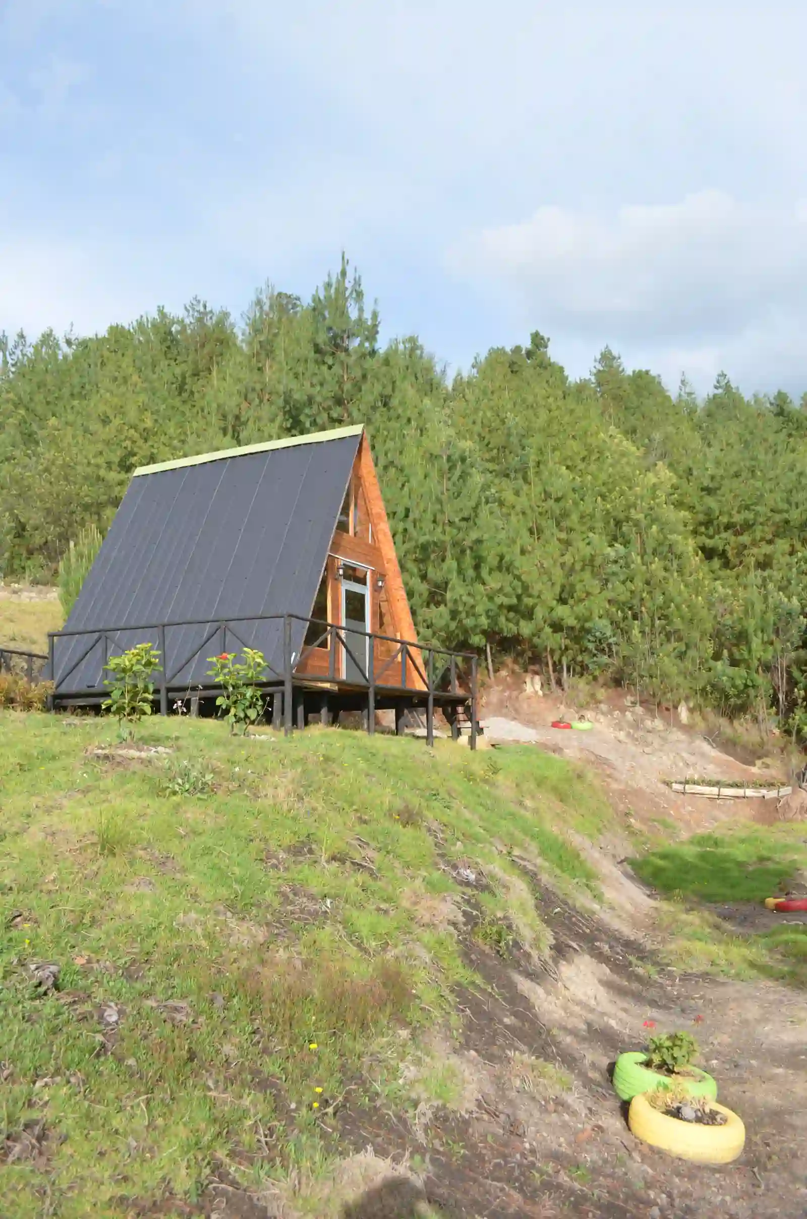 Habitación de la cabaña Tierra Viva